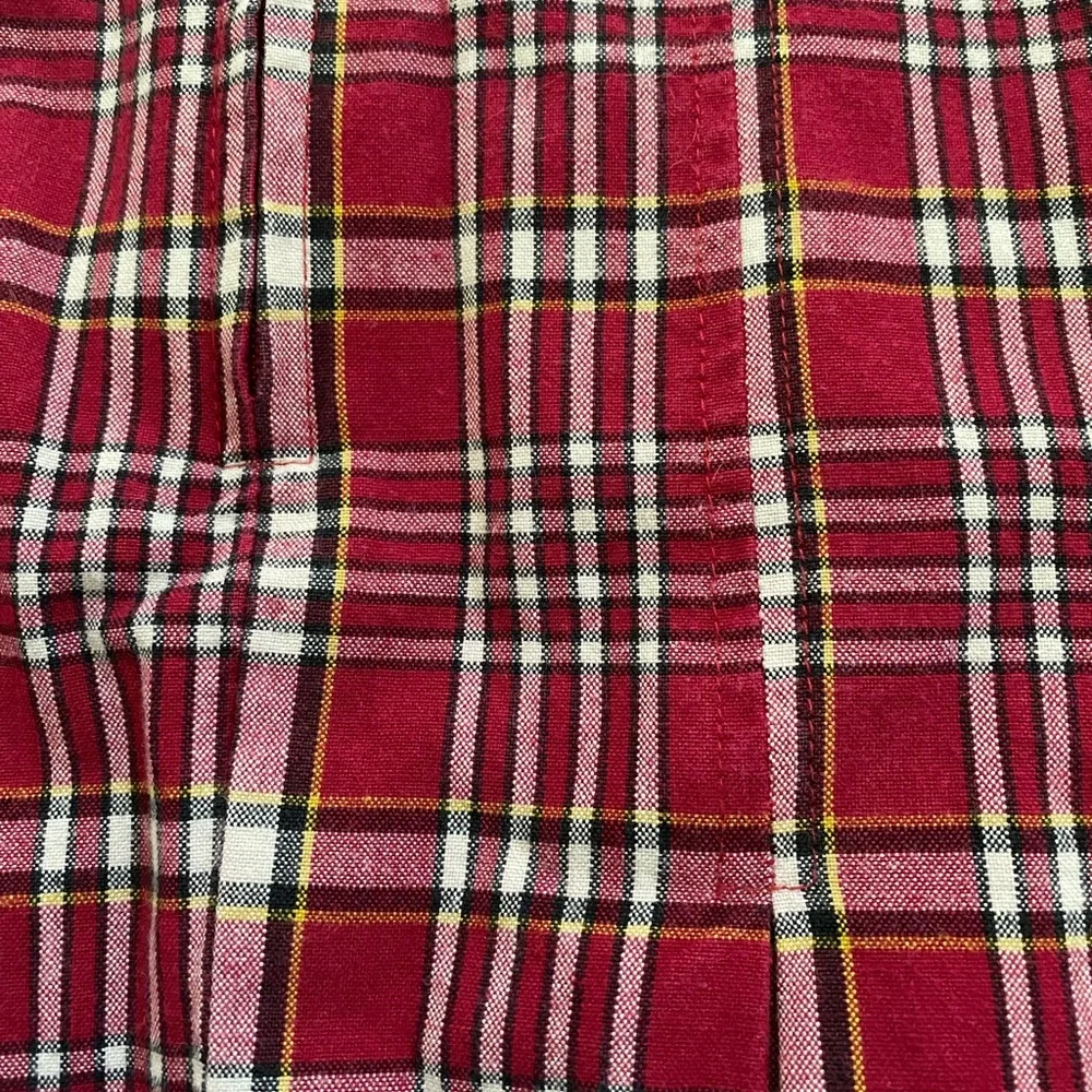 Ralph Lauren Girl’s Sz 6 100% Cotton‎ Red Plaid Jumper